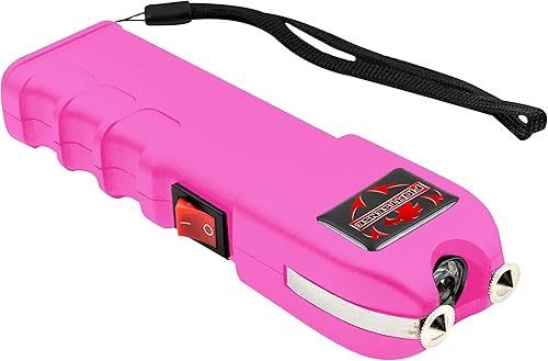 FIGHTSENSE Havey Duty - Pistola aturdidora con linterna para mujer, defensa personal, antiagarre