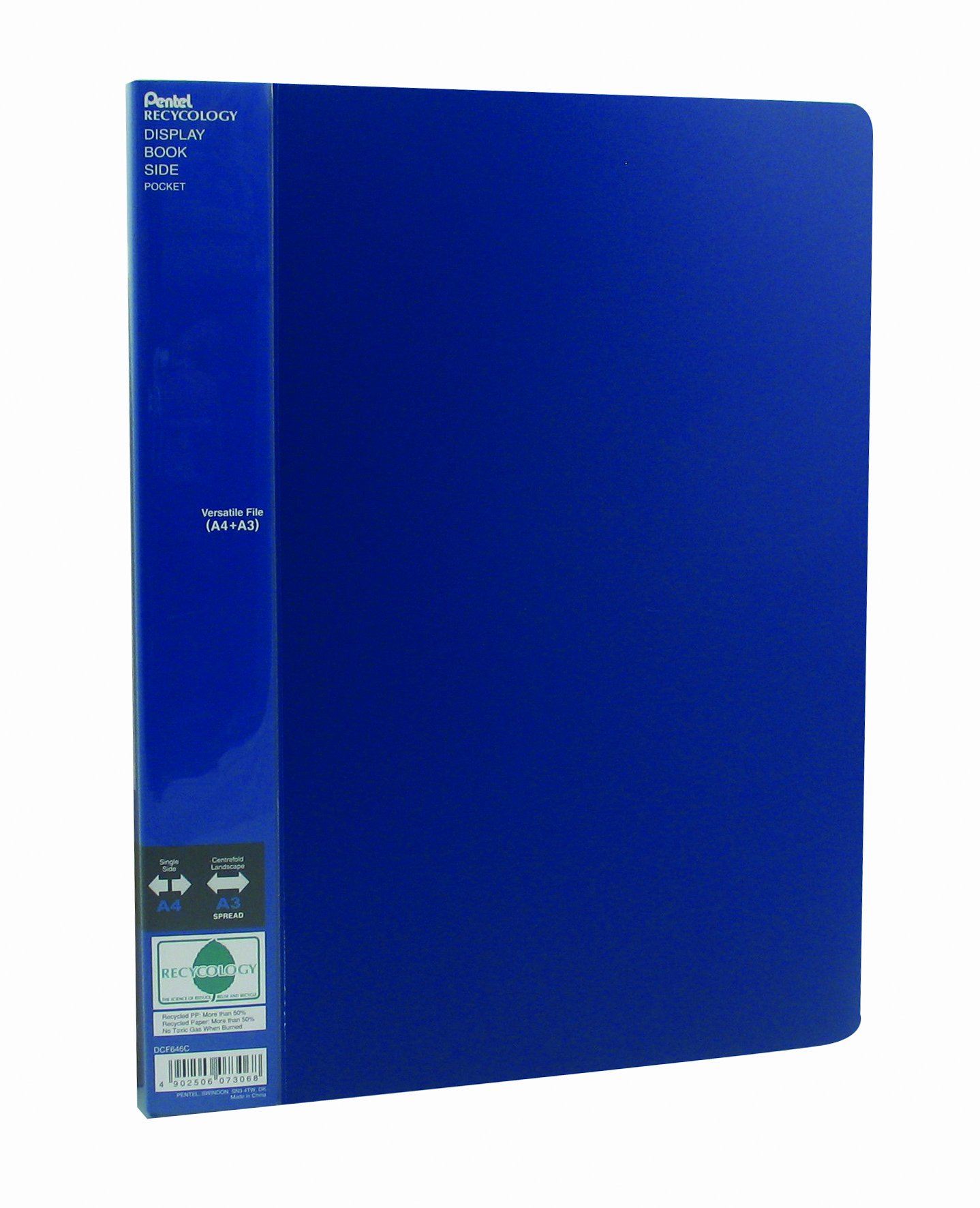 Pentel DCF646C Presentation Folder A3 / A4 60 Pockets - Blue