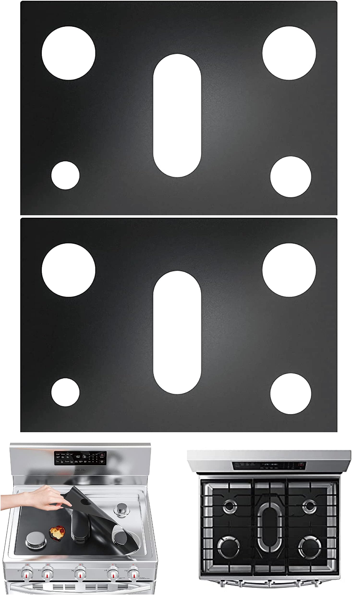 stove top Burner protector Mats for Samsung Gas guard Stove