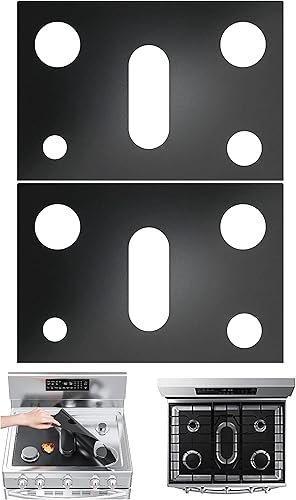 Fundas para quemadores de estufa de gas con 2 fundas de silicona para huecos, relleno de huecos, protectores de estufa de gas para estufa de gas