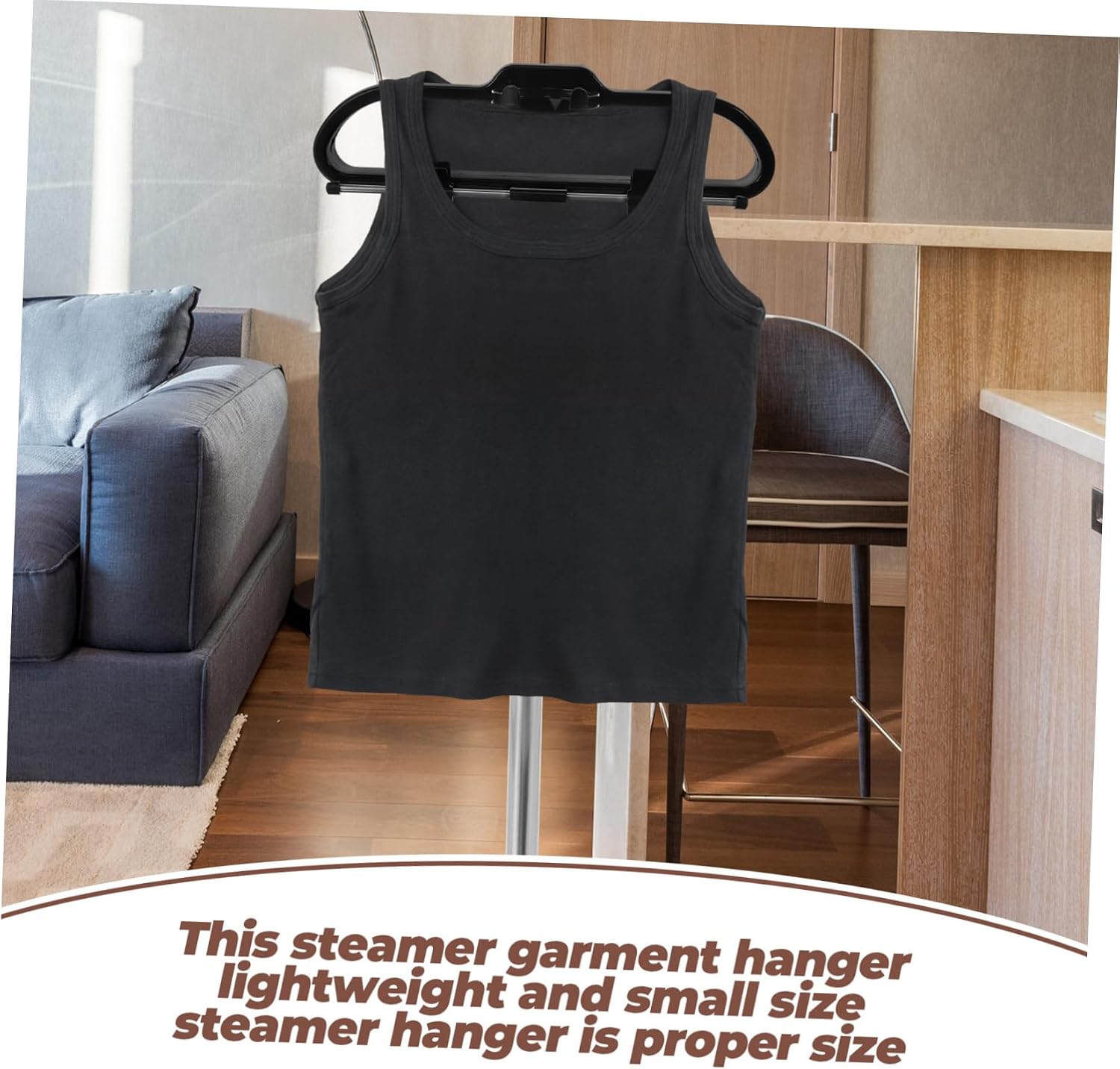 Reusable Clothing Hanger for Steam Ironing Bracket, Plastic