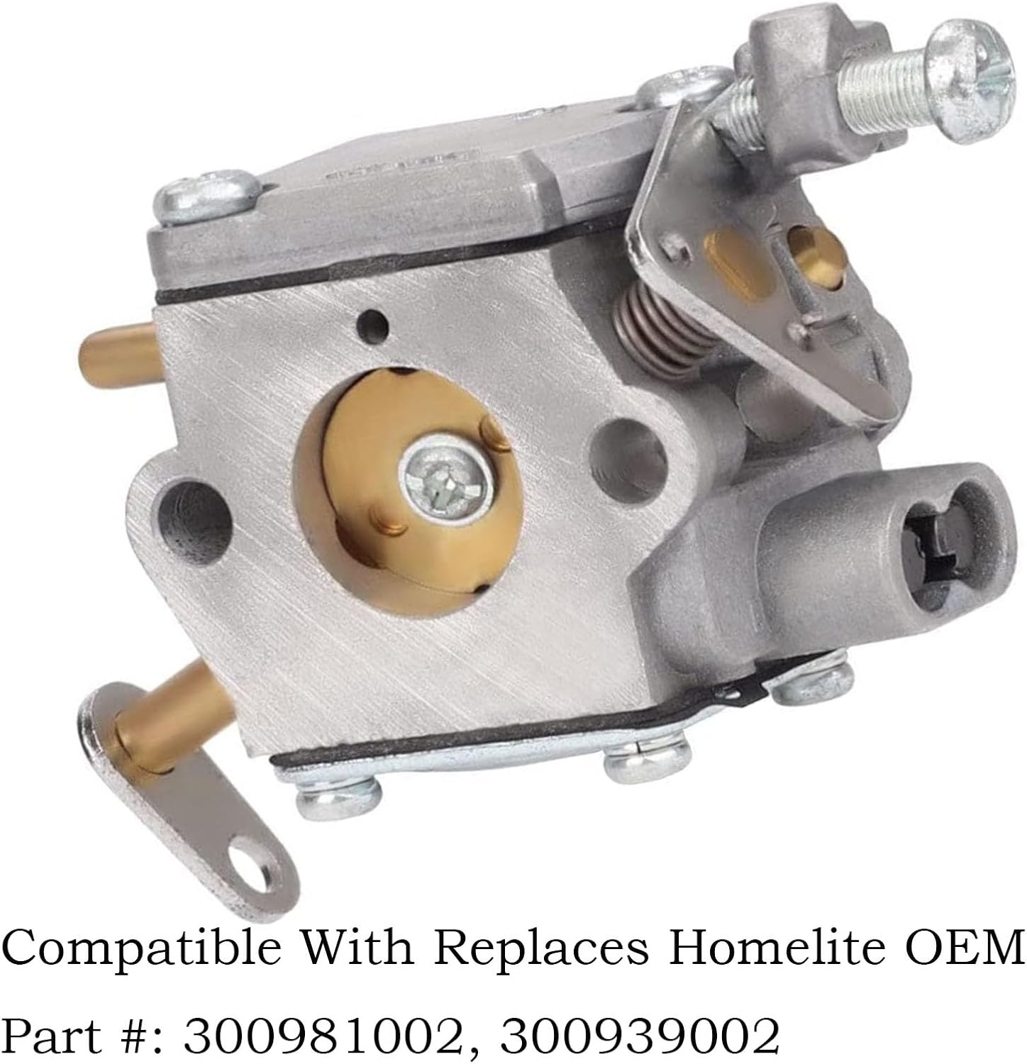 Compatible with Carburetor Fits For Homelite 33CC ChainSaw 300981002 Homelite UT10516 UT10947A Ryobi RY74003D Carb
