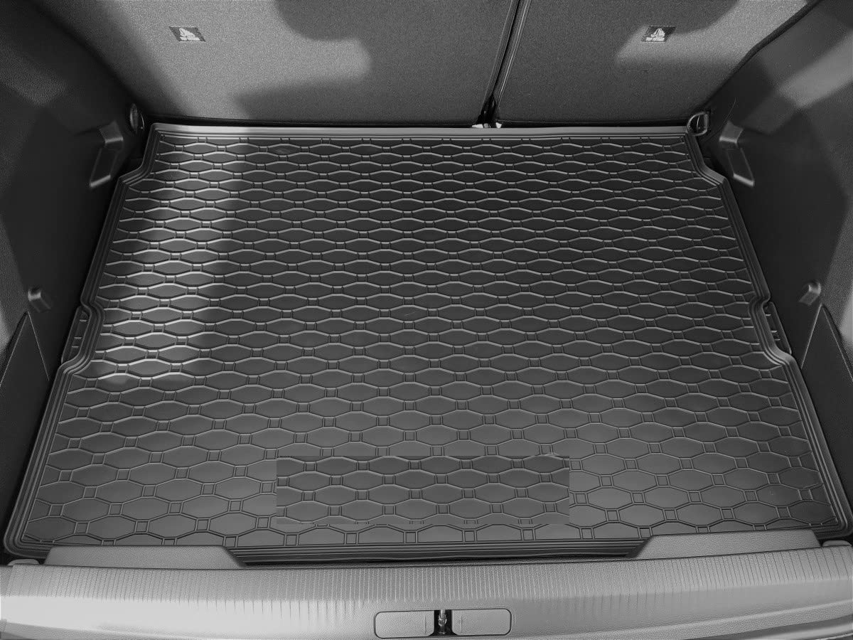 105B-426038 Tappeto Gomma per Bagagliaio Auto Compatibile con P-2008 II dal 2020, e-2008 dal 2020, 2008 Hybrid 2024, Citroen C4 dal 2021, e-C4 dal 2021, C4 dal 2024 Hybrid, C4 dal 2021, e-C4 dal 2021