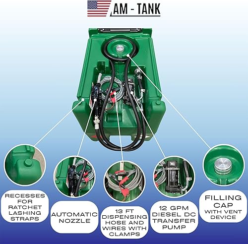 Miniatura 3 de Tanque de combustible portátil 58GL Diesel