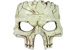 Forum's Terrifying Skull Half Mask