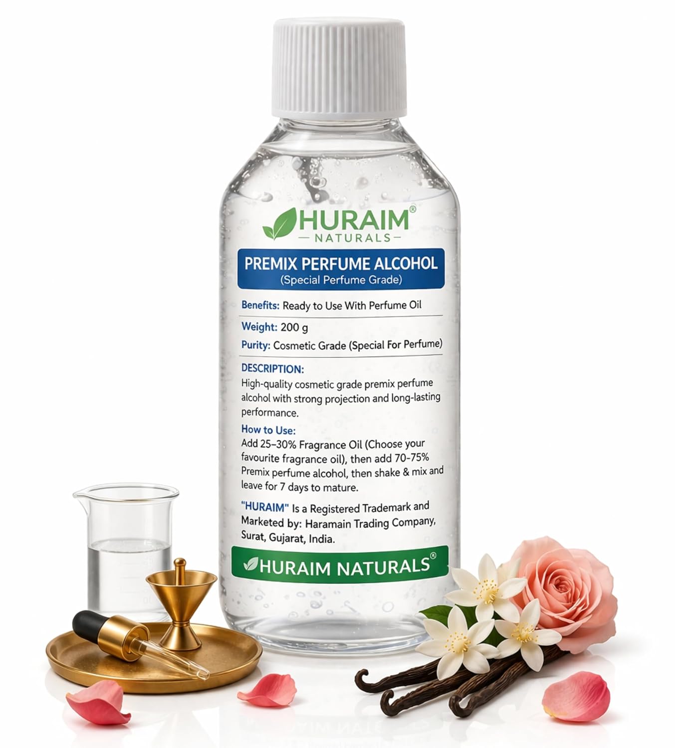 PREMIX PERFUME GRADE ALCOHOL 200 Ml.(Ready to Use With Perfume Oil) | HURAIM Brand - Review, Price and Buying Guide