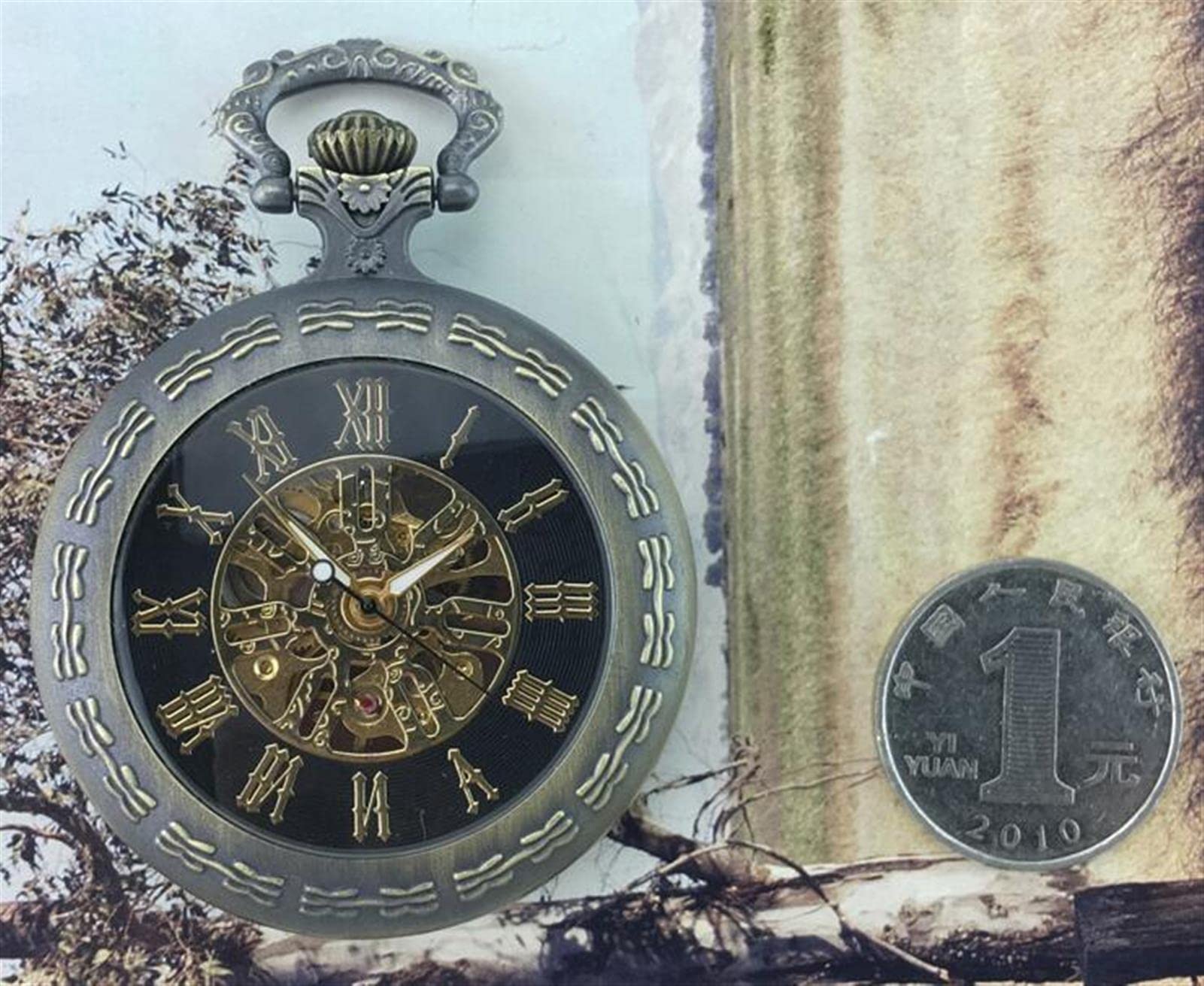 zegarek kieszonkowy, Męskie zegarki kieszonkowe w stylu vintage, mechaniczne steampunk, zegar wiszący z łańcuszkiem, najlepsze