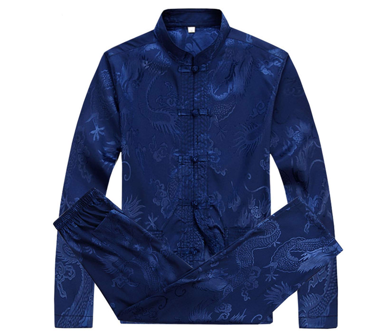 Chinese Clothing Tang Suit - Traditional China Martial Arts Kung Fu Tai Chi Long Sleeve/Short Sleeve Costume Suits for Men
