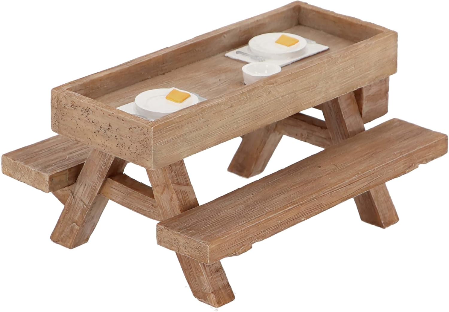 Esschert Design Wall Picnic Table Feeder, Resin