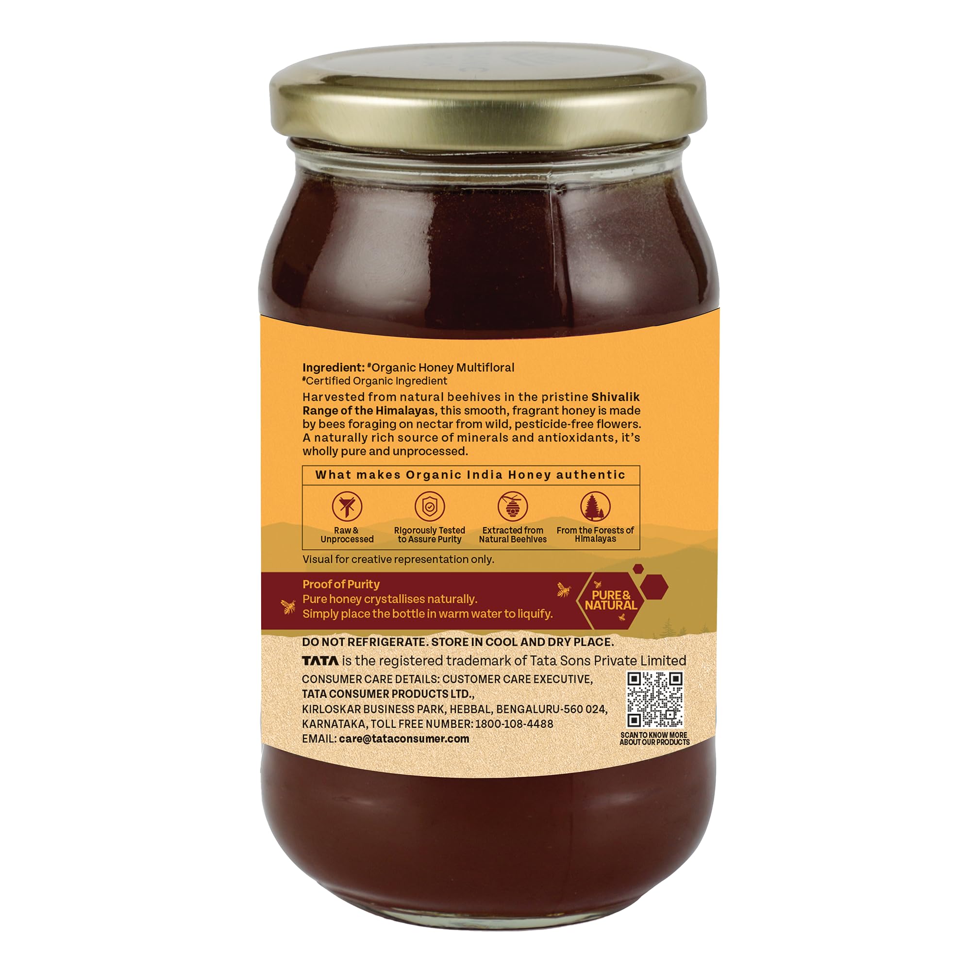 A TATA Product - Organic India Himalayan Multi Floral Honey - 500g | Raw & Unprocessed | Natural & Organic | Sourced from Shivalik Range | Rich in Nutrients & Antioxidants product image 10