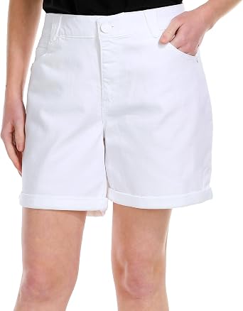 Democracy womens "Ab"solution Cuffed Denim Short