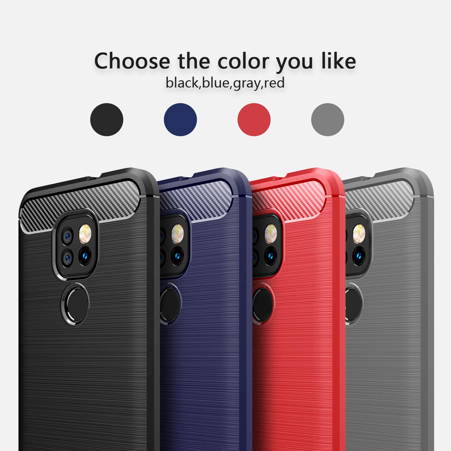 SCL Hülle Für Motorola Moto G9 Play – Carbon-Optik, Stoßfest, Mit Erhöhten Rändern Für Display & Kamera