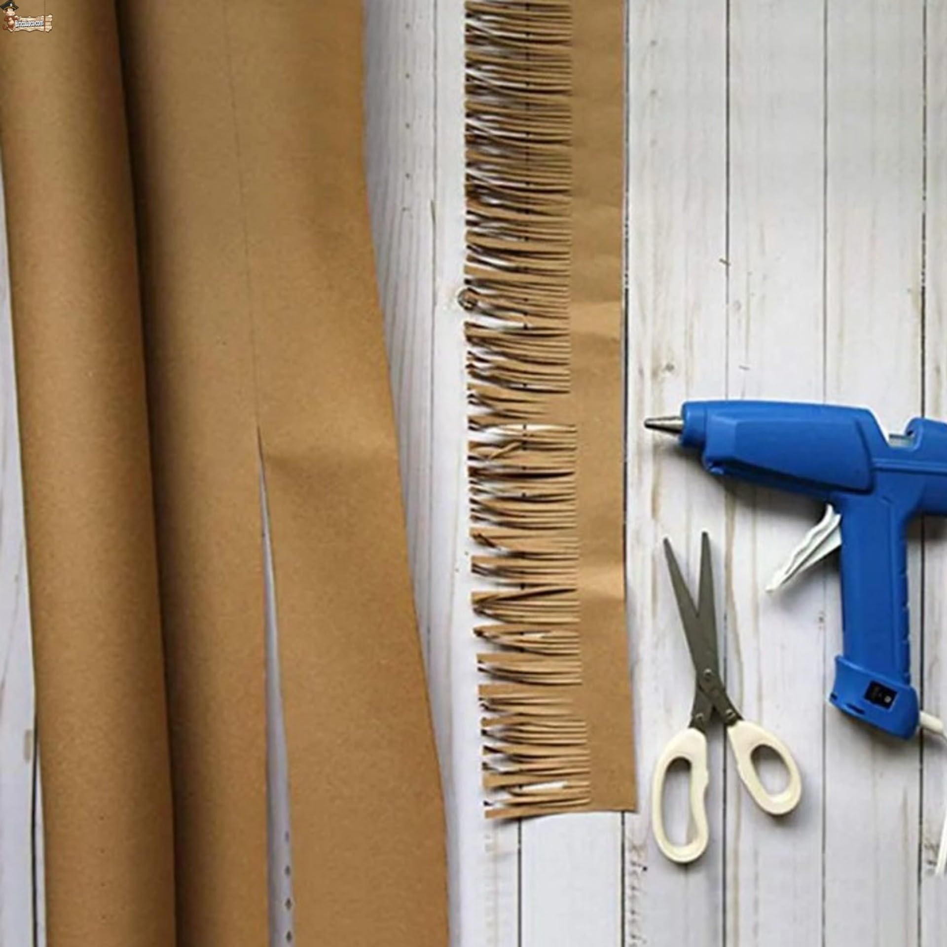 BricoLoco.com Brązowy papier pakowy w rolce, pakowanie, pakowanie, pakowanie, prezenty, wysyłka, rękodzieło (90 cms. x 45 mts, 1)