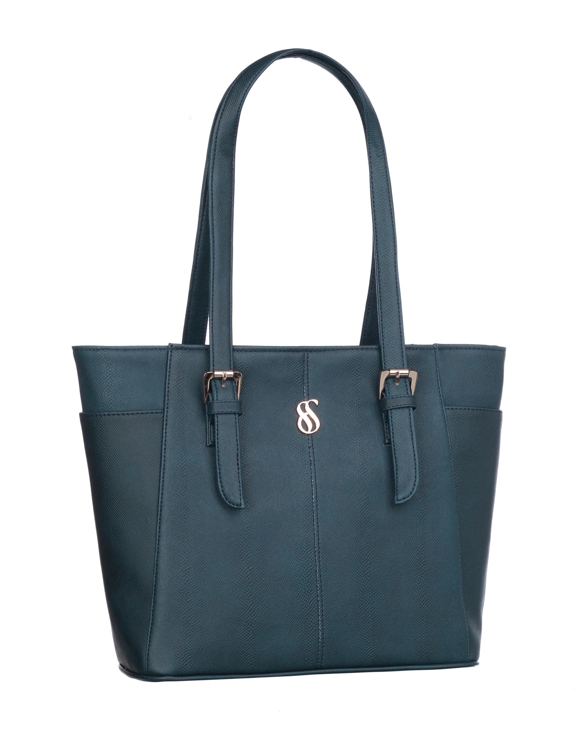 Women's Vegan Leather Charlotte Handbag Shoulder Hobo Bag Ladies Purse (Large)-image-23