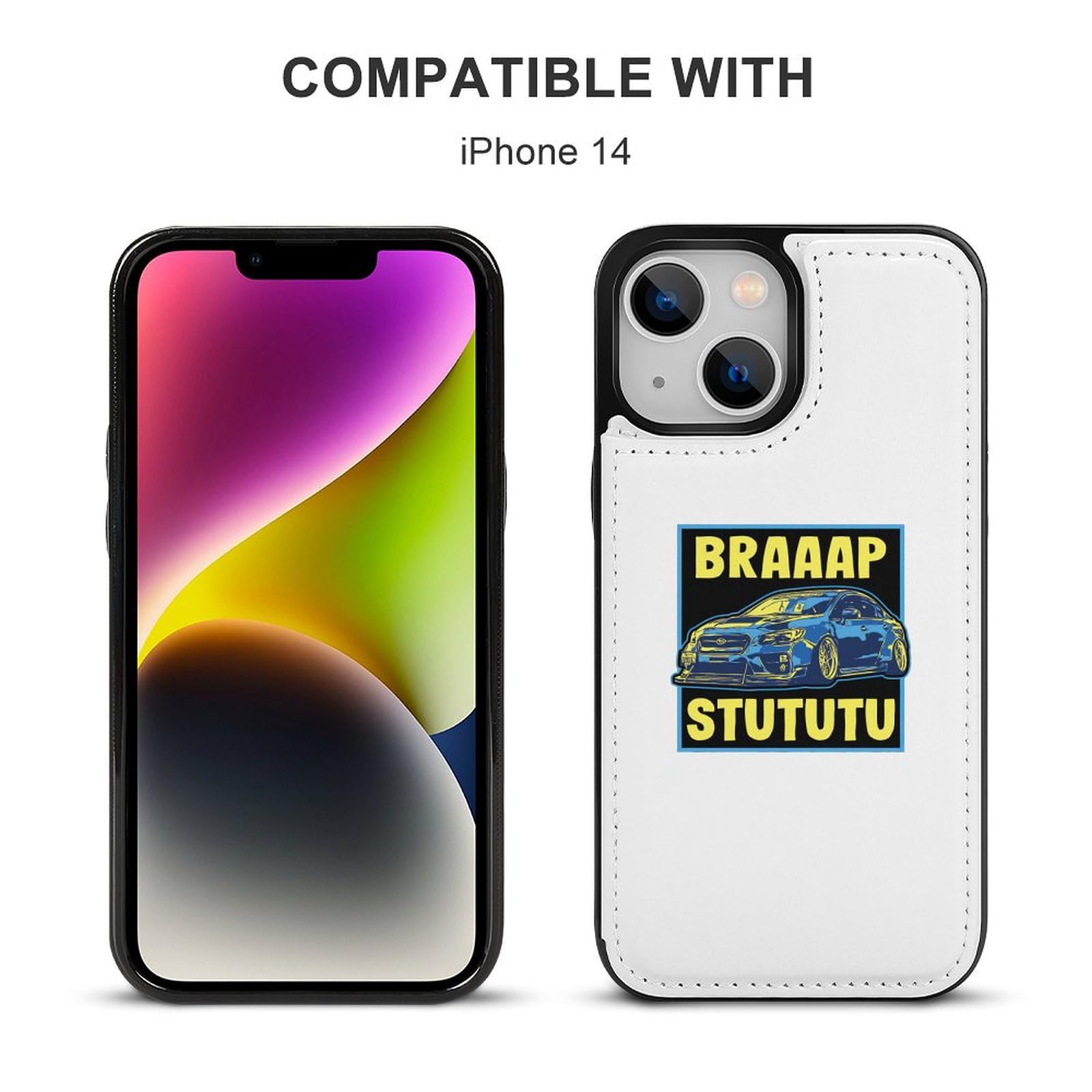 Amazon.co.jp: SUBARU スバル STI iphone 14 ケース 手帳ケース