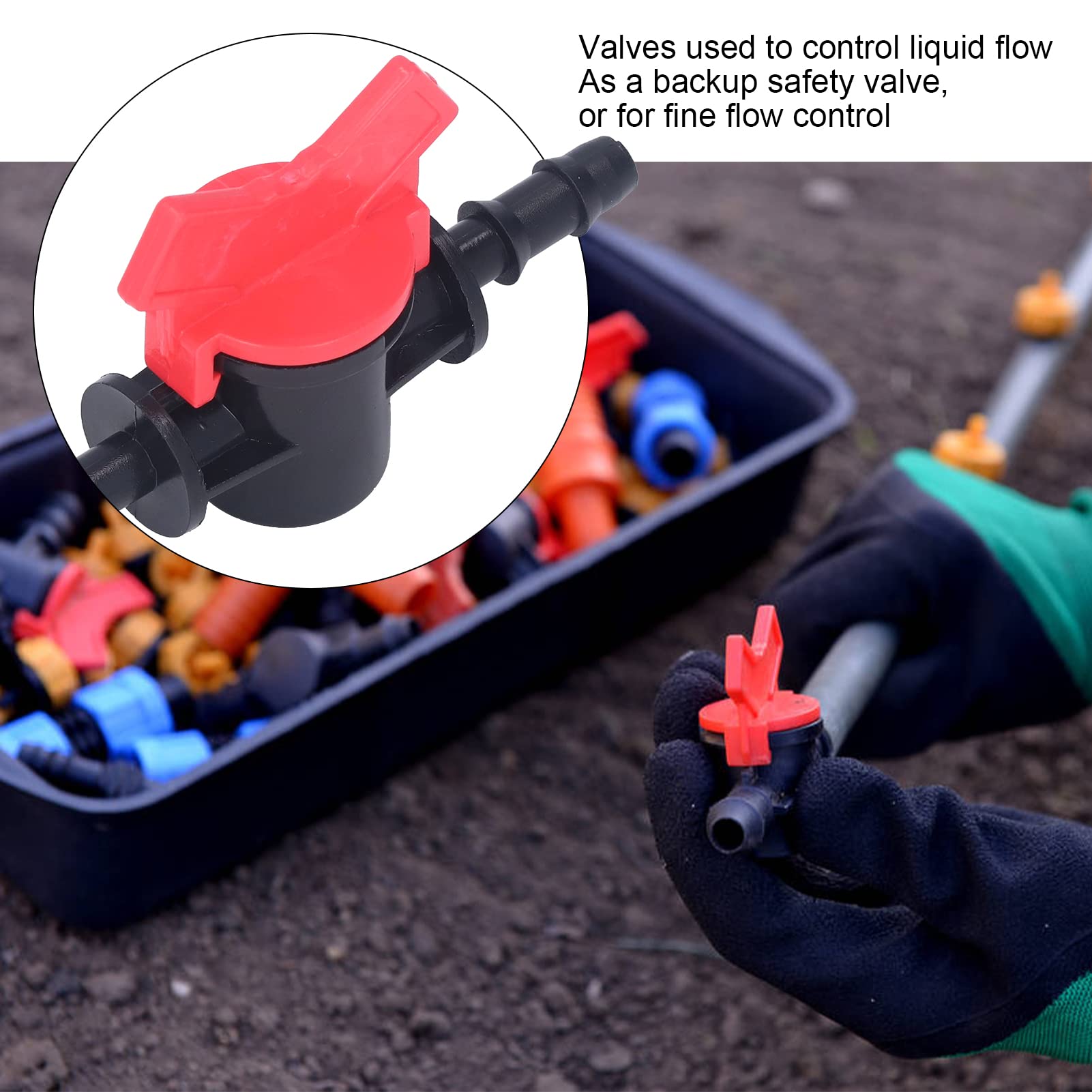 Regolatore Di Flusso 2 Pezzi - Valvola Per Pompa Acqua In Plastica ABS - Foto 10