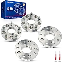 Vista 69 de KAX Espaciadores de rueda 4x4, adaptadores de espaciadores de rueda de 1" con pernos de 1/2" x20, diámetro del cubo de 59 mm, 2 piezas para Xpress