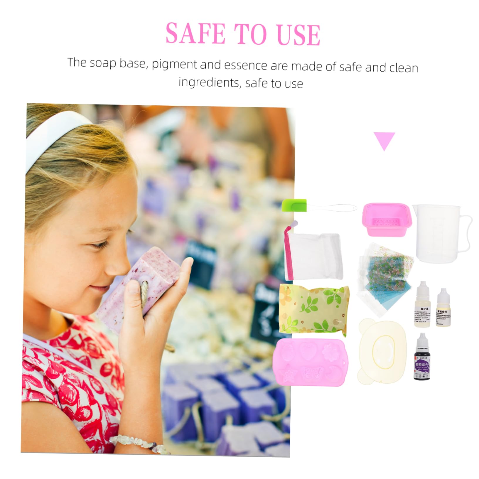 Kit Sapone Fai da Completo per Ragazzo Ragazza e Principianti | Materiali Plastico e Silicone, Base Sapone Colorante Essenza Strumenti Inclusi, per Soap Making e DIY Stile Casuale