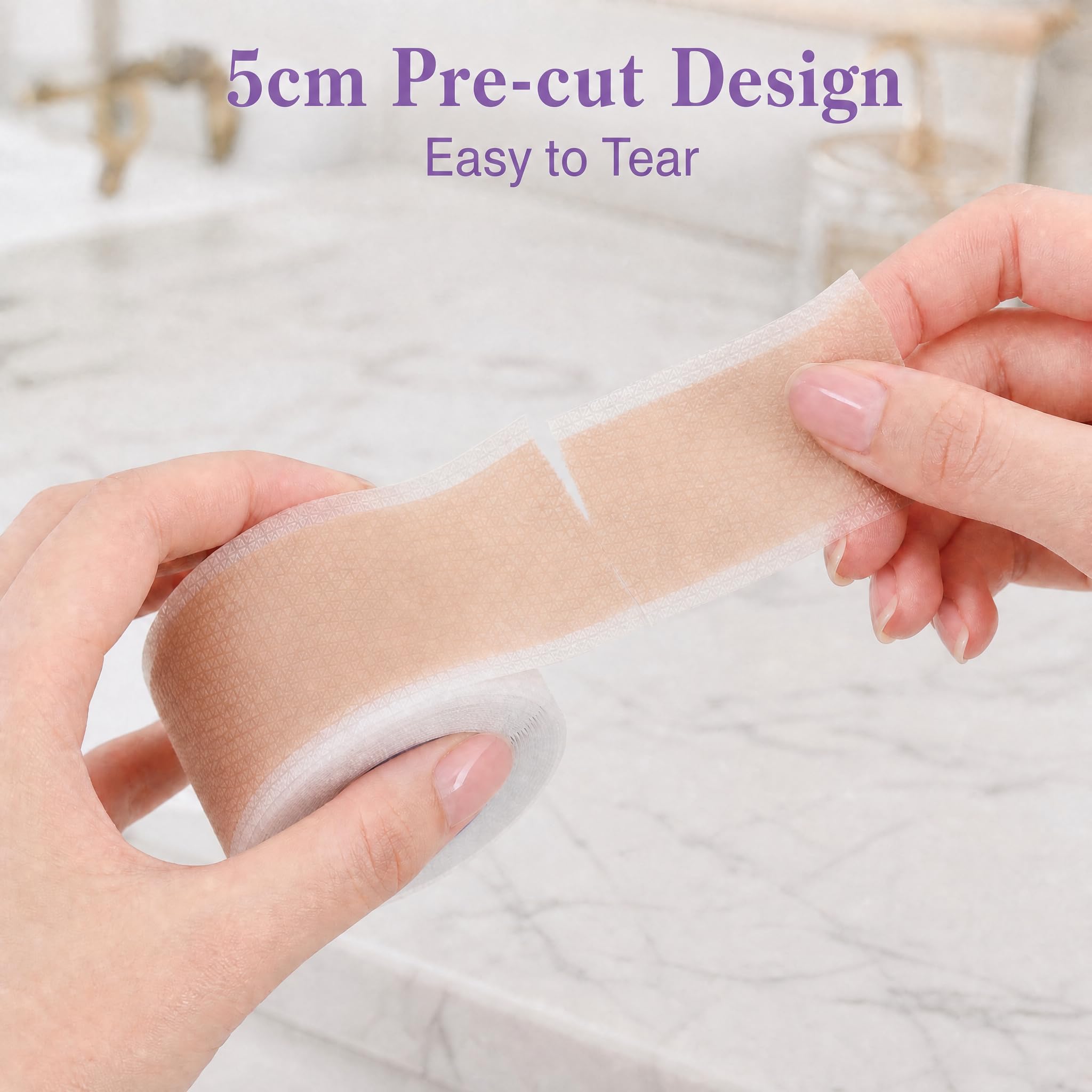 Silikon Narbenpflaster 300 cm x 4 cm mit 10 Alkoholtupfer & 1 Schere, Vorgeschnittenes 5cm Easy-Tear Silicone Scar Tape, Silikonpflaster für Narben, Wiederverwendbar Wasserdicht Narbenroller