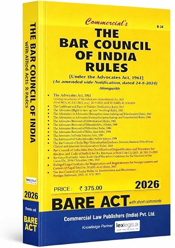 The Bar Council of India Rules 2026