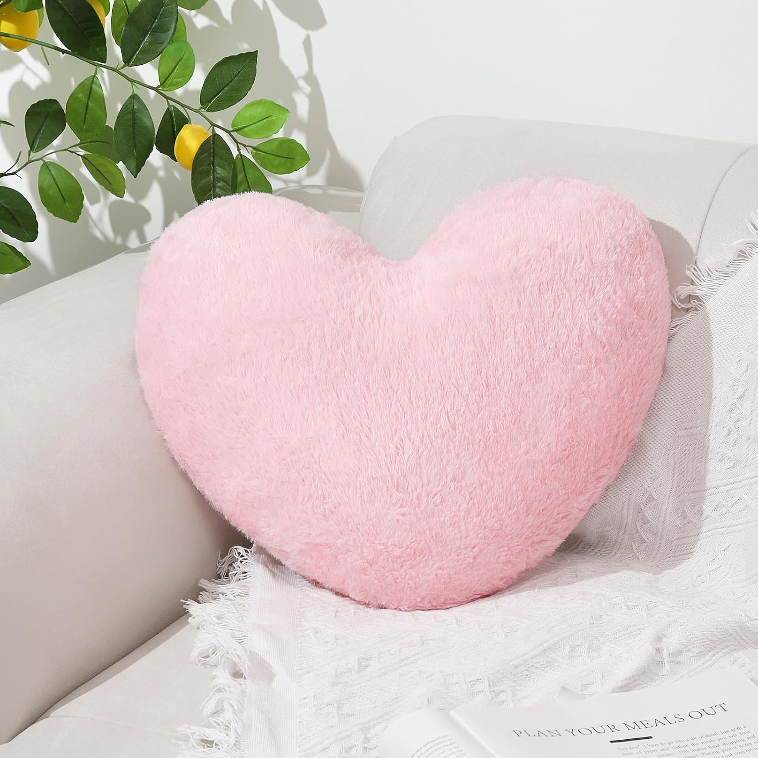 Mini Heart Throw Pillow