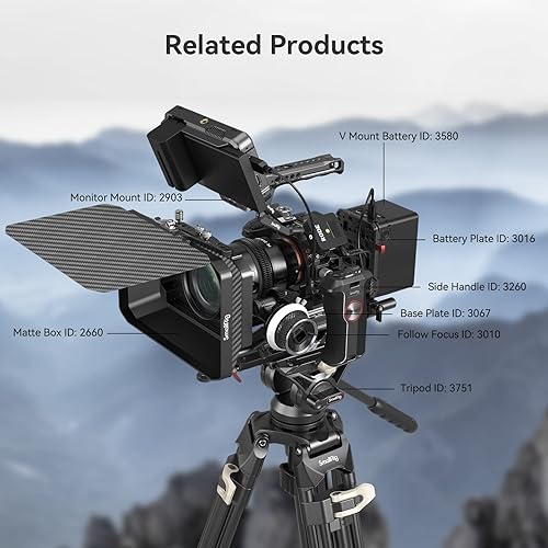 Miniatura 8 de SmallRig Jaula A7 IV con mango superior y abrazadera de cable HDMI, kit básico para Sony Alpha 7R VAlpha 7 IVAlpha 7 S III - 3668