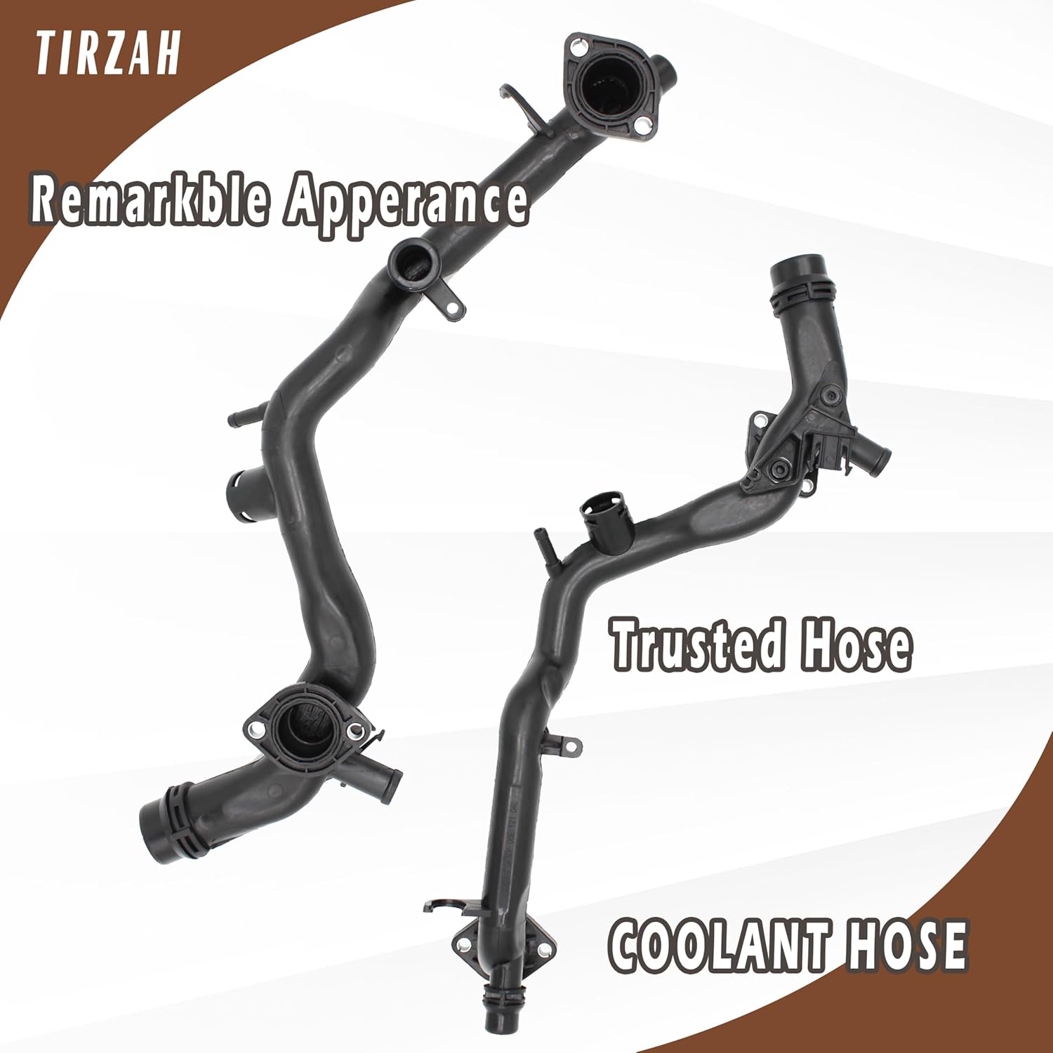 Tirzah Coolant Hose for A6 A7 Quattro,Q5 S4 S5 SQ5 VW,Water Pipe,Cooling Water Hose,Engine pipe, 06E121045BB,06E121045AK