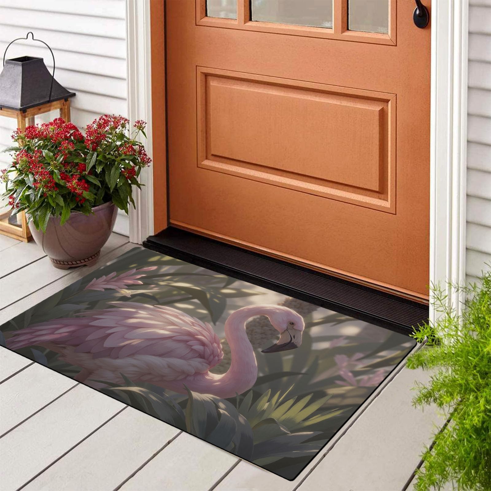 Tapis souples lavables forêt tropicale pour sol glissant