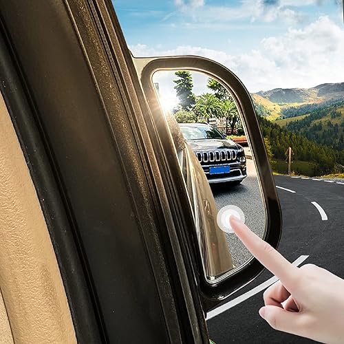 Miniatura 5 de Espejo retrovisor lateral del pasajero, retrovisores ajustables para automóviles, accesorios universales para automóvil para bajarse de forma segura