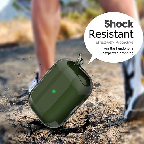 Vista 5 de for Airpods Pro 2 Case Clear Hard Plastic, Transparent Simple Cute Airpods Pro 2nd Generation Case with Keychain, Y2k Aesthetic Trendy Airpods Cover