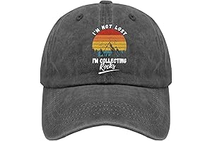 I'm Not Lost I'm Collecting Rocks Trucker Hat