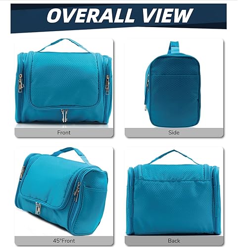 Miniatura 5 de Bolso de aseo personal para colgar, de gran capacidad para hombres y mujeres, portátil, impermeable, bolsa de ducha de baño, ligera, bolsa de