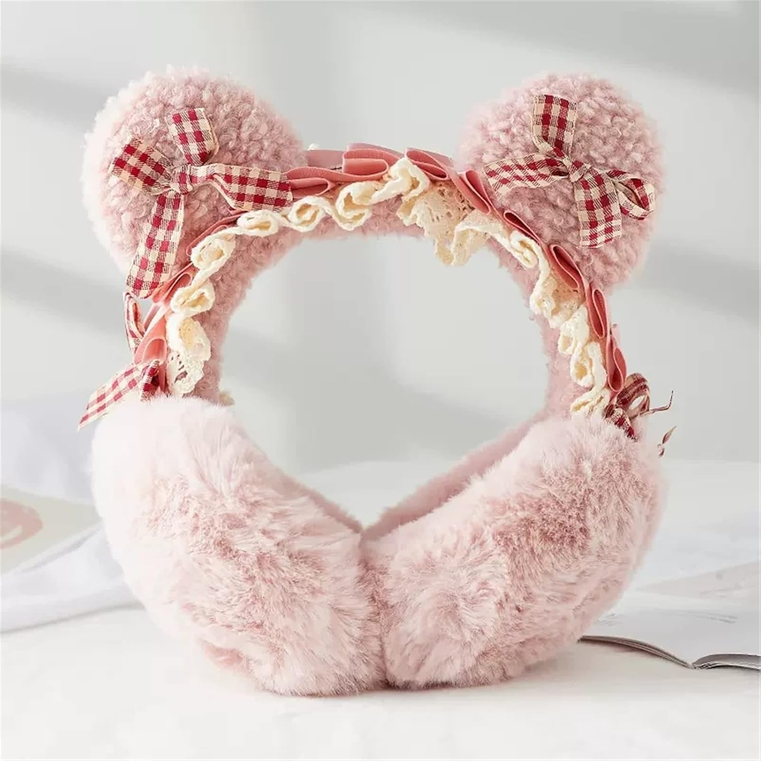Earmuffs for Women Winter Plush Earmuffs Female Warm Winter Cute Outdoor(#5)