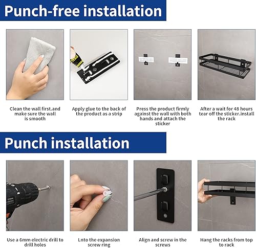 Miniatura 7 de RedCall Paquete de 4 organizadores de especias para gabinete o montaje en pared, estante grande para especias colgante para cocina, estante de