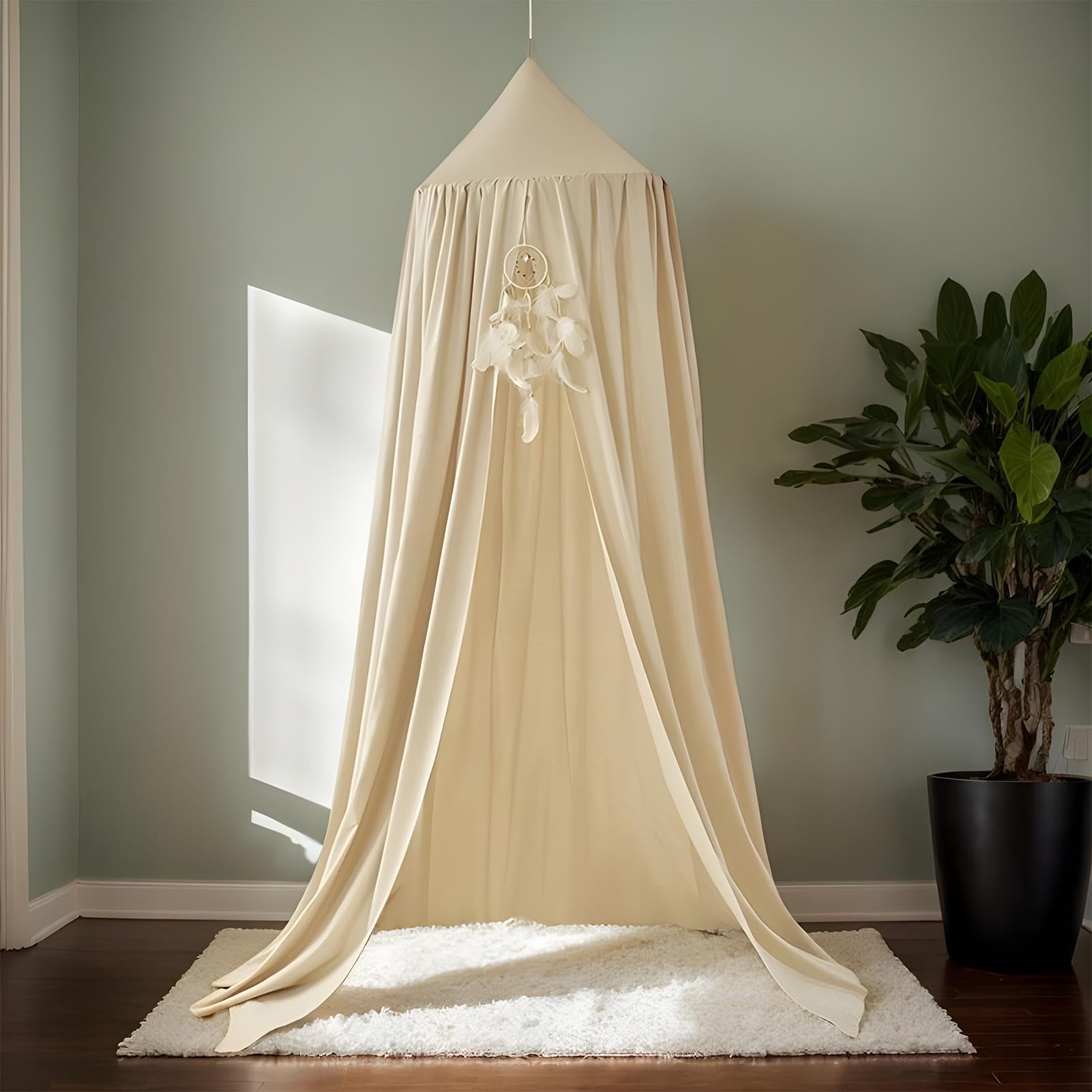 Toldo decorativo para dormitorio que elimina la luz excesiva