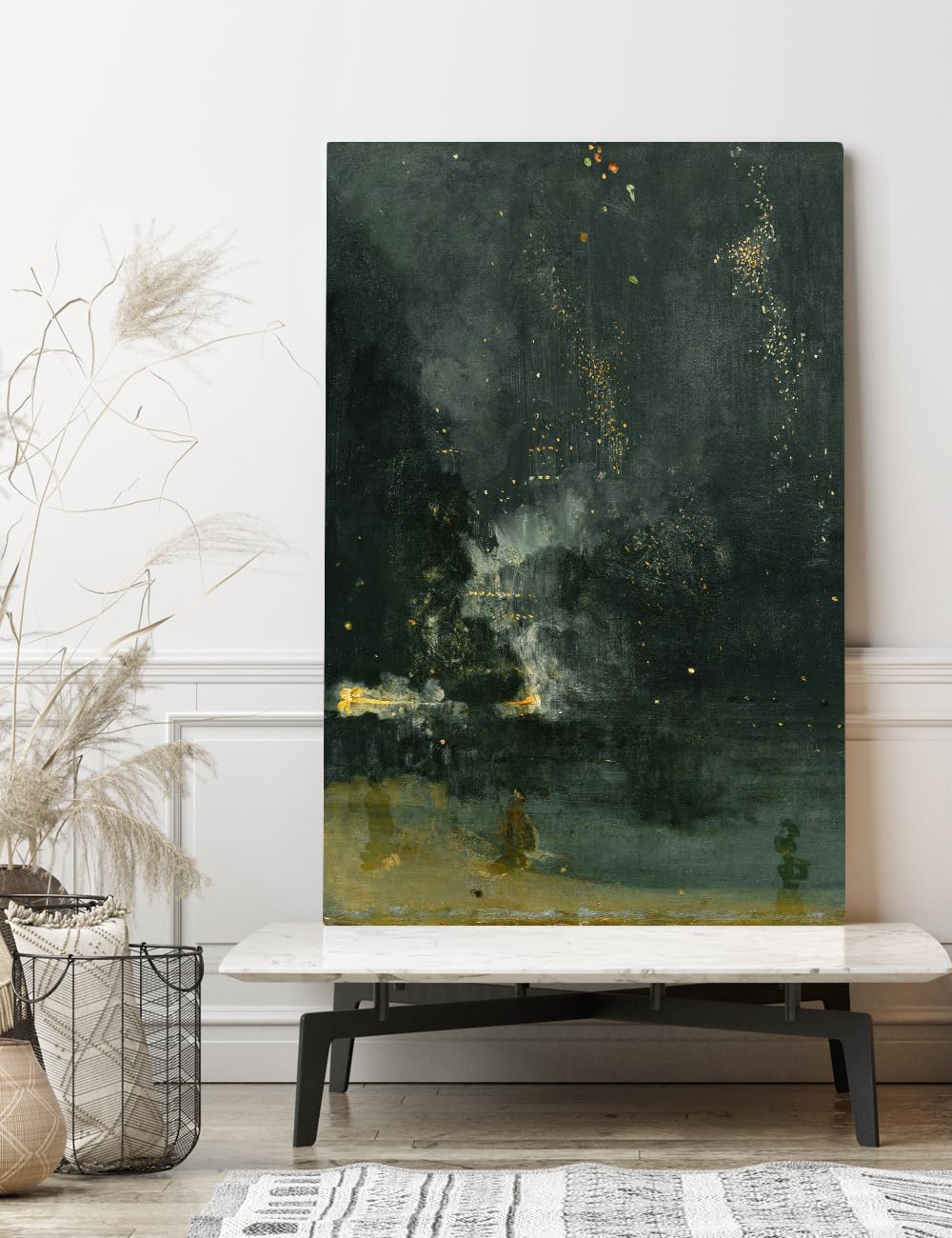 Amazon.com: DECORARTS - Nocturne in Black and Gold by James Abbott
