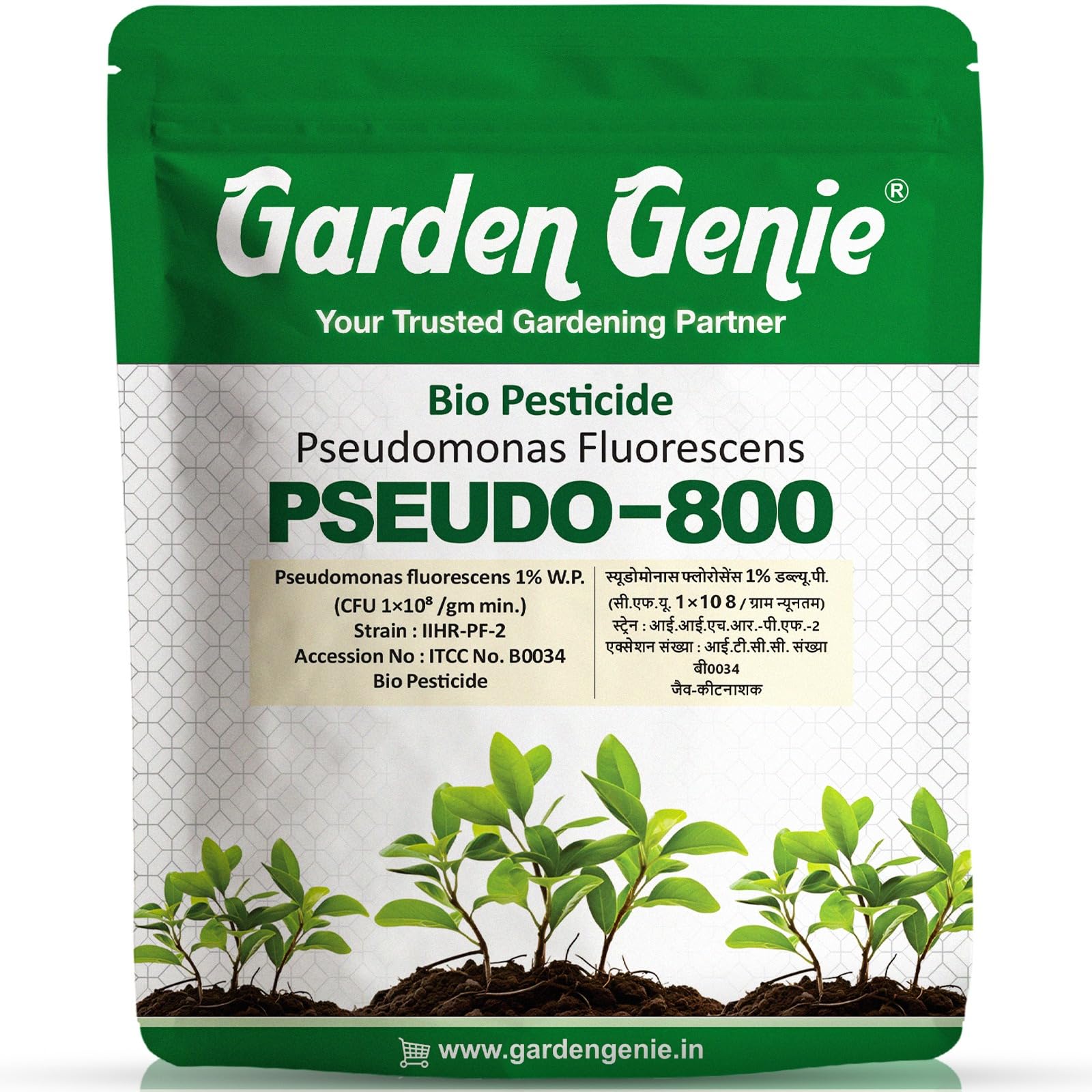 Garden Genie Pseudomonas Fluorescens Powder (2x10⁸ CFU/g) | Natural Bio Fungicide for Plants & Home Garden | Controls Root Rot, Wilt, Blight & Fungal Diseases | 1 Kg-image-8