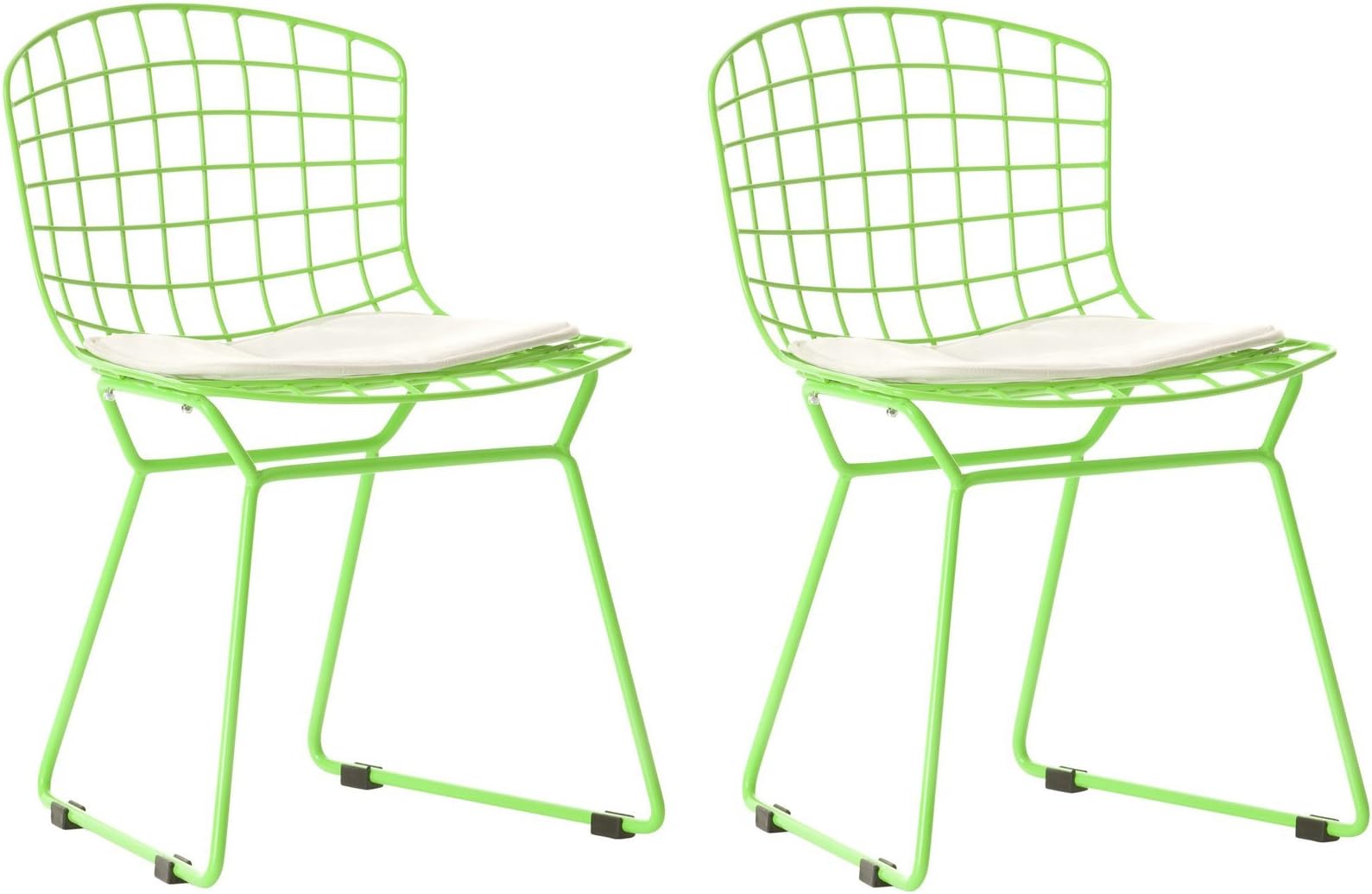 Little Nest Little Bert Chairs - Set of 2 - Neon Green