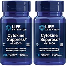 Life Extension Cytokine Suppress with EGCG,30 Count Pack of 2