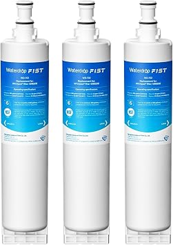 Waterdrop 4396508 Water Filter Replacement for Whirlpool 4396510, 3 Pack