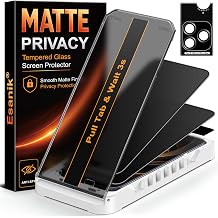 Esanik for iPhone 18 Pro Max Matte Privacy Protector, 2+1 Pack