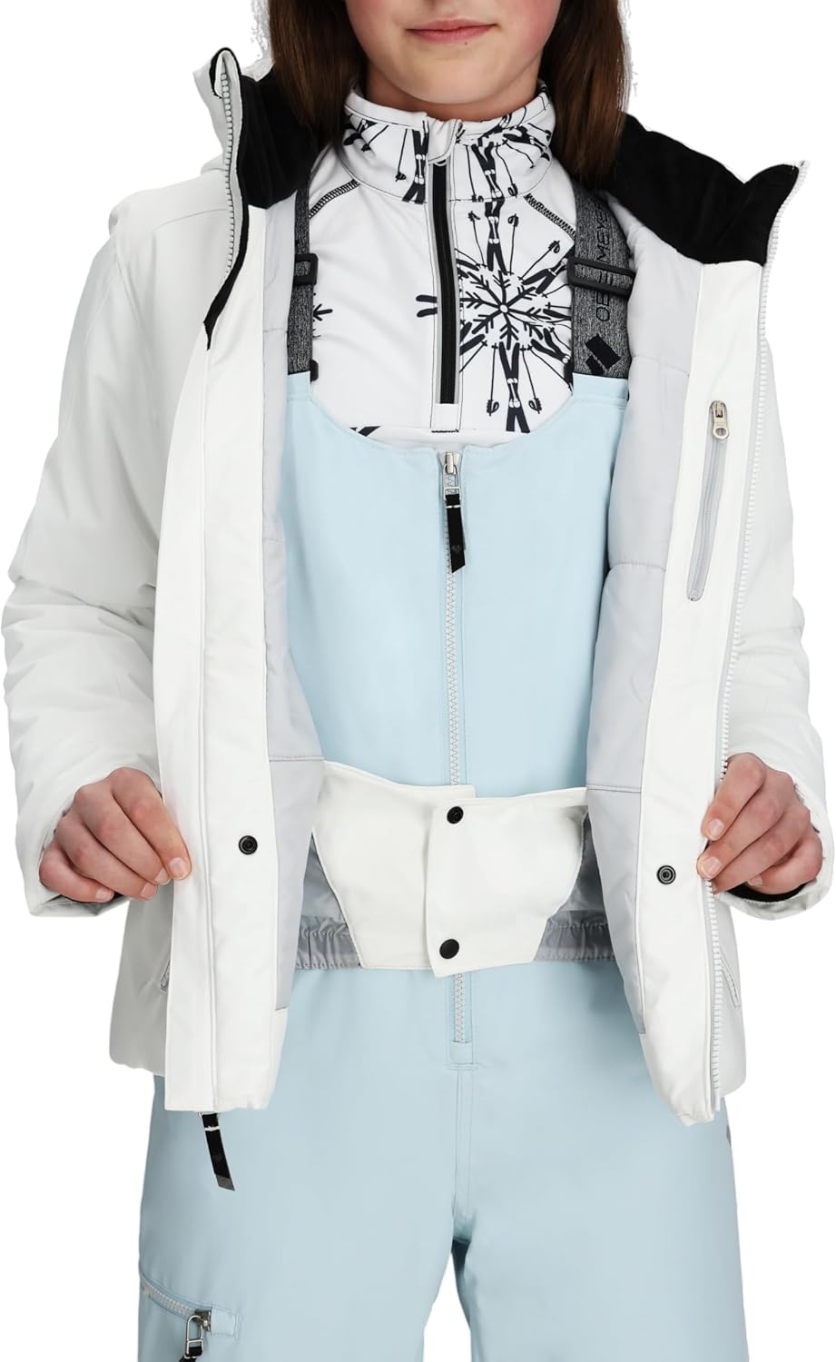 Obermeyer Girls Rylee Ski Jacket, Insulated and Waterproof with Extended Wear System