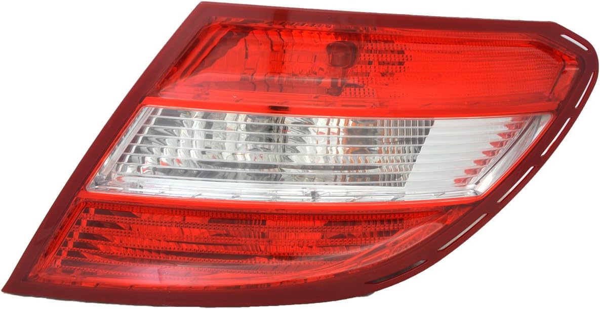 TYC Right Tail Light Assembly Compatible with 2008-2011 Mercedes Benz C-Class