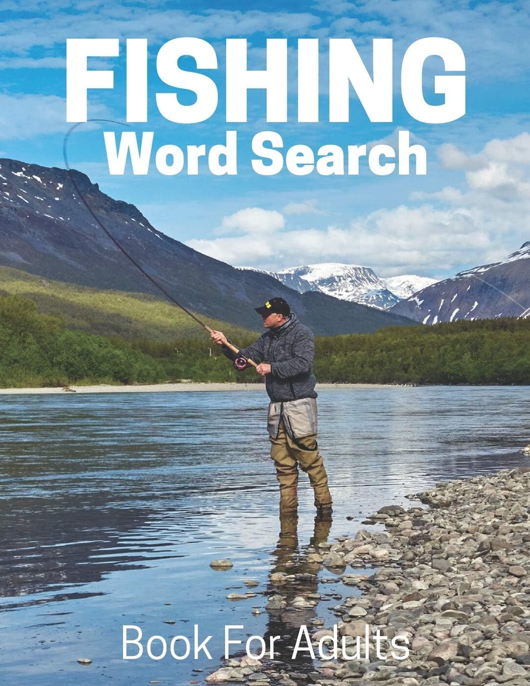 Fishing Word Search Book For Adults: Large Print Fishing gift Puzzle Book With Solutions (Hobbies and Leisure Book)