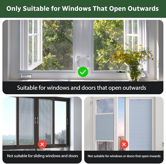 Flintronic Aluminium Window Handle Pack of 2 Child Lock Keyless Window Lock Window Handles Safety Window Handle in Pin Length 35 mm Door Handles for Windows Patio Doors Balcony Doors