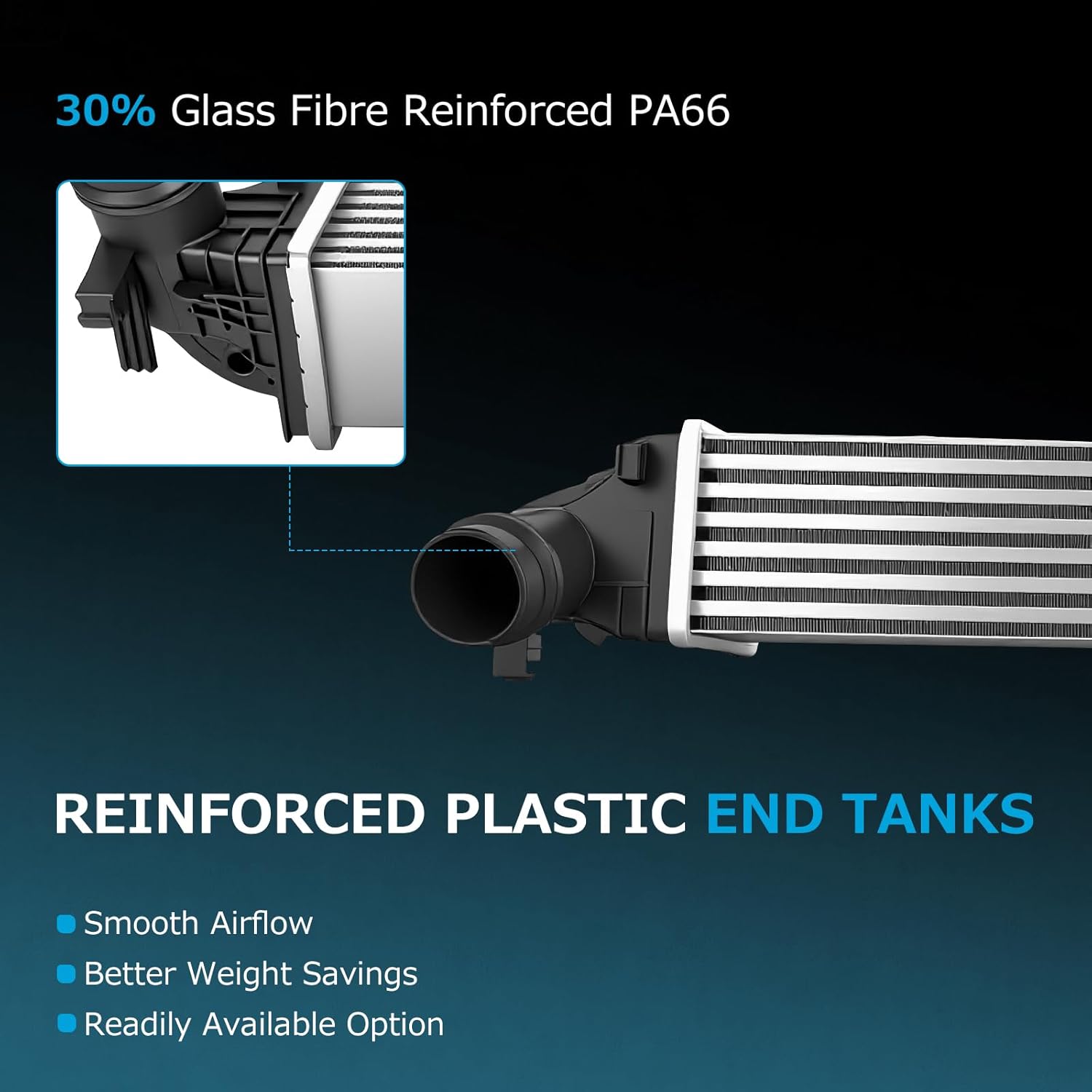 Turbocharger Intercooler 13356681 Intercooler Turbo Charge Air Cooler Compatible with 2016 2017 2018 2019 for Chevy Cruze 1.4L Turbo Intercooler Air Cooler Ref 13356681 39116550 18088 96140