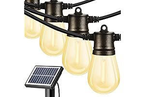 FMART Solar String Lights, 48FT Solar String Light Waterproof Heavy Duty Outdoor...