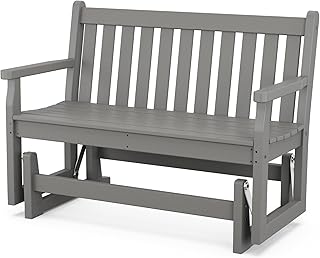 Traditional Garden Glider, Slate Grey