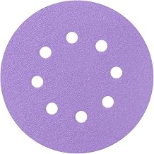125mm Abrasive Disc, Dry and Water Sanding Discs, 60 Grit Ceramic Discs, High Strength Self Adhesive Abrasive Film for Automotive Metal Sanding