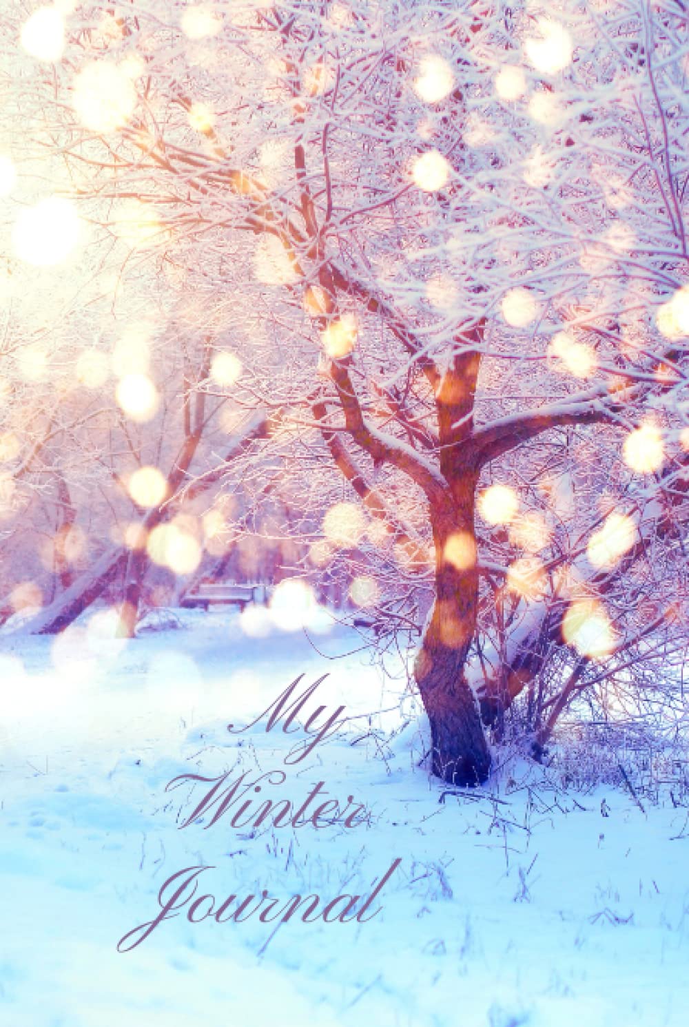 My Winter Journal: My Winter Journal 6x9 Adult or Youth Journal With Winter Scenery And 100 Color Pages